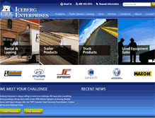 Tablet Screenshot of iceberg-enterprises.com